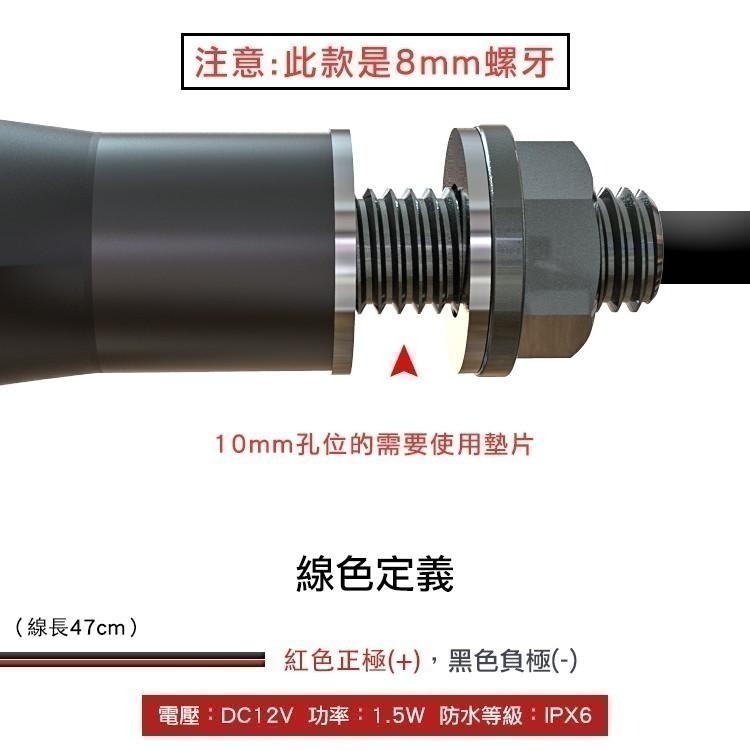 一年保固｜序列流水 靈獸 L19 超迷你LED序列式方向燈 高亮流水燈 短牌架改裝燈 DRG MMB 轉向燈-細節圖5