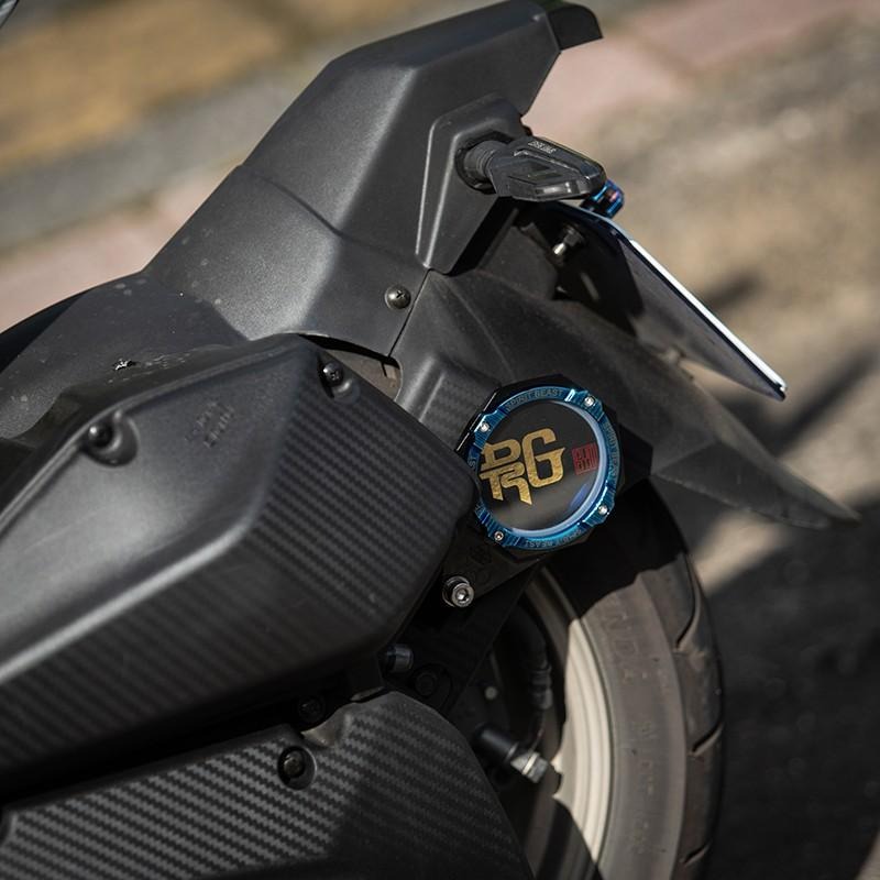[靈獸]DRG158專用-鋁合金稅牌D1 含加長螺絲配件 停車證 車隊牌 隊貼 團貼 版貼 稅務牌-細節圖6