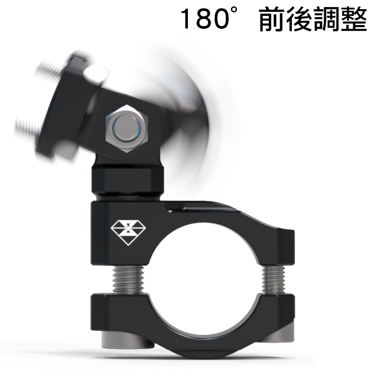 [靈獸]CNC可調霧燈支架L2 霧燈 保桿 車把 魚眼 龍珠 蟻人 勁戰 jets drg cb 忍者-細節圖4