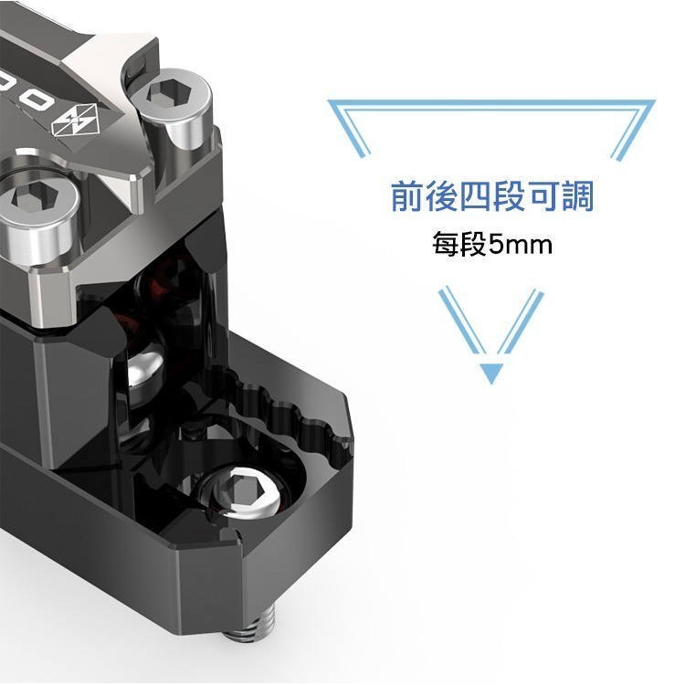 [靈獸]可調式把手加高座L4 粗把座 把手固定座 把手冠座 可調把座 ADXTG MT15 BWS FORCE2.0-細節圖4