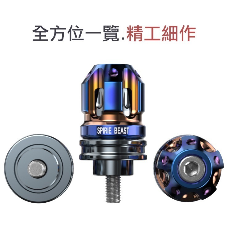 [靈獸]鋁合金造型平衡端子L17 8MM光陽車款 雷霆S G6 雷霆 把手端子-細節圖2