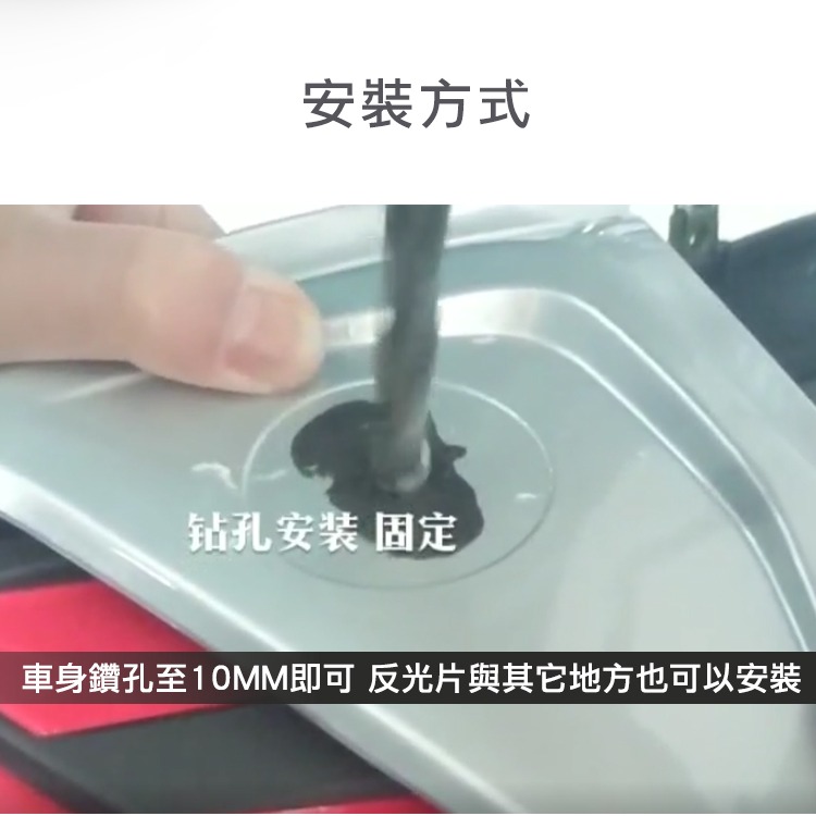 [SPIRIT BEAST靈獸]LED導光方向燈L23 雙色燈珠 浮貼方向燈 反光片 小阿魯 酷龍 輕檔 重機 仿賽-細節圖4