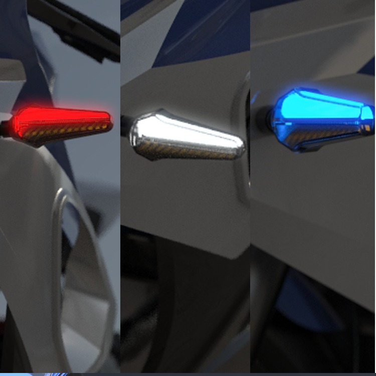 [靈獸]極光劍 LED劍型序列式方向燈L21 LED序列方向燈 三色日行燈 流水 DRG Force 雷霆s 重機-細節圖2