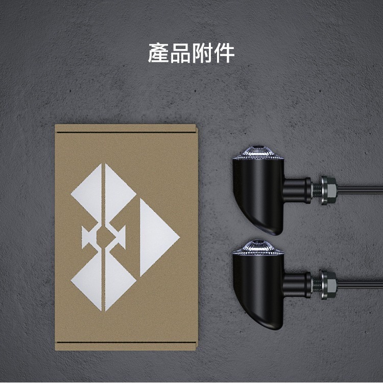 [靈獸]復古圓型雙色方向燈M3 小型方向燈 重車 輕檔 凱旋 DRG Force CB Rebel cbr-細節圖6