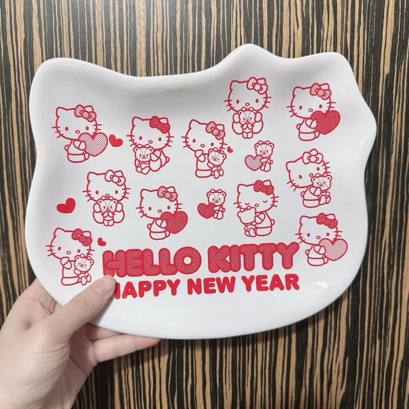 7-11 深情馬戲團 六角拼圖陶瓷大餐盤 HELLO KITTY 陶瓷盤 經典收藏 盤子 小王子餐盤 米奇餐盤-細節圖3