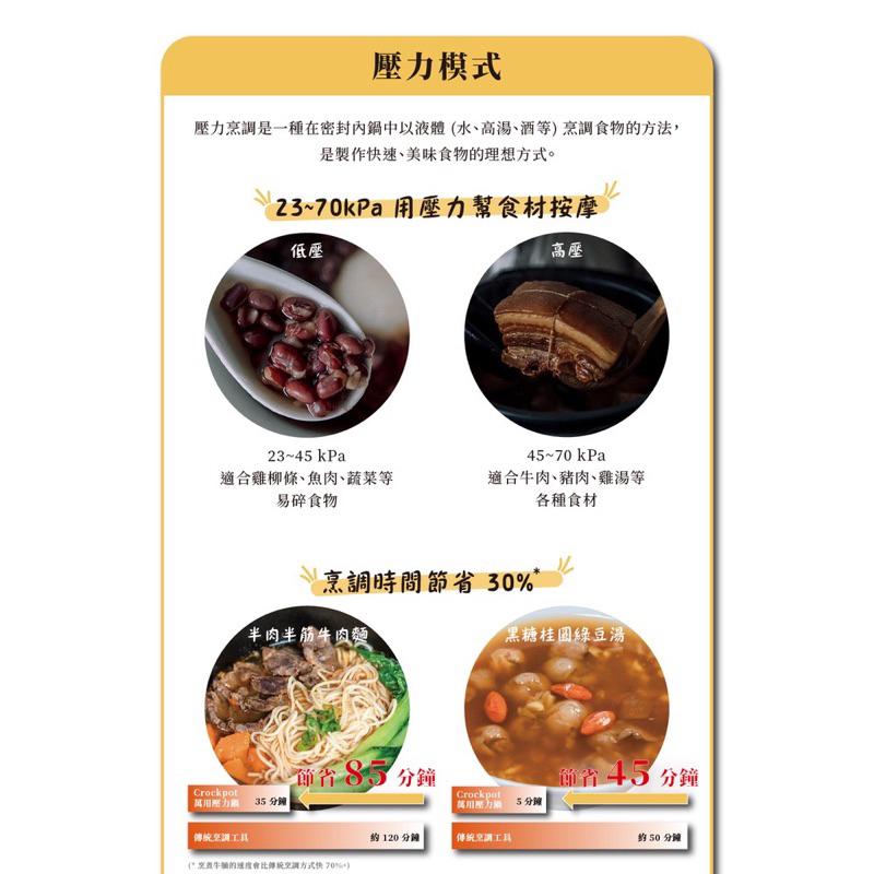 全新商品 美國Crockpot 萬用壓力鍋-5.7L霧黑-細節圖4