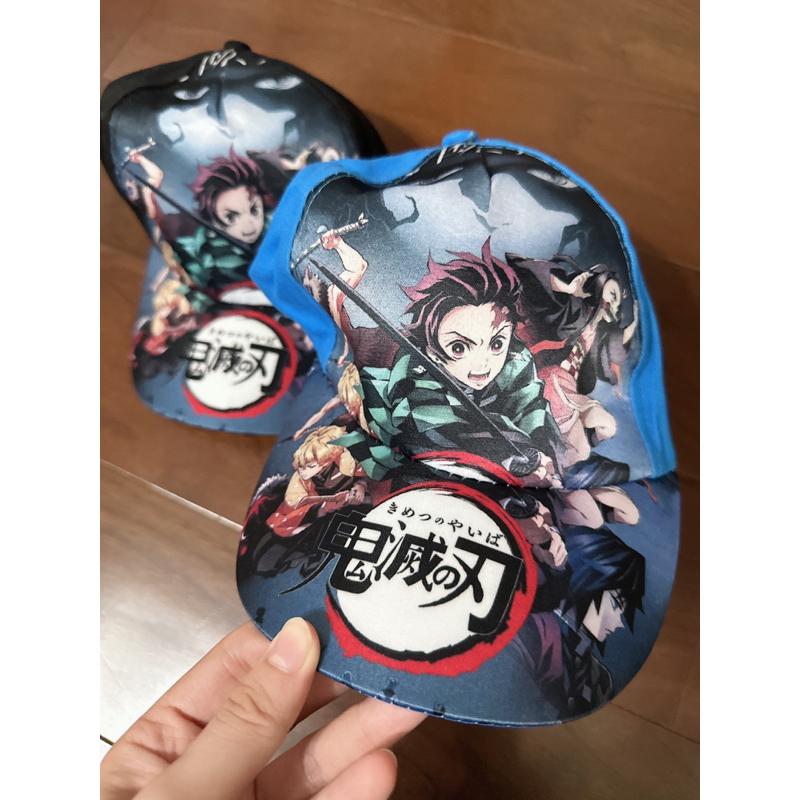 7-11鬼滅之刃帽子 平紋刺繡兒童帽 圓頂棒球帽鬼滅の刃兒童遮陽帽-細節圖2