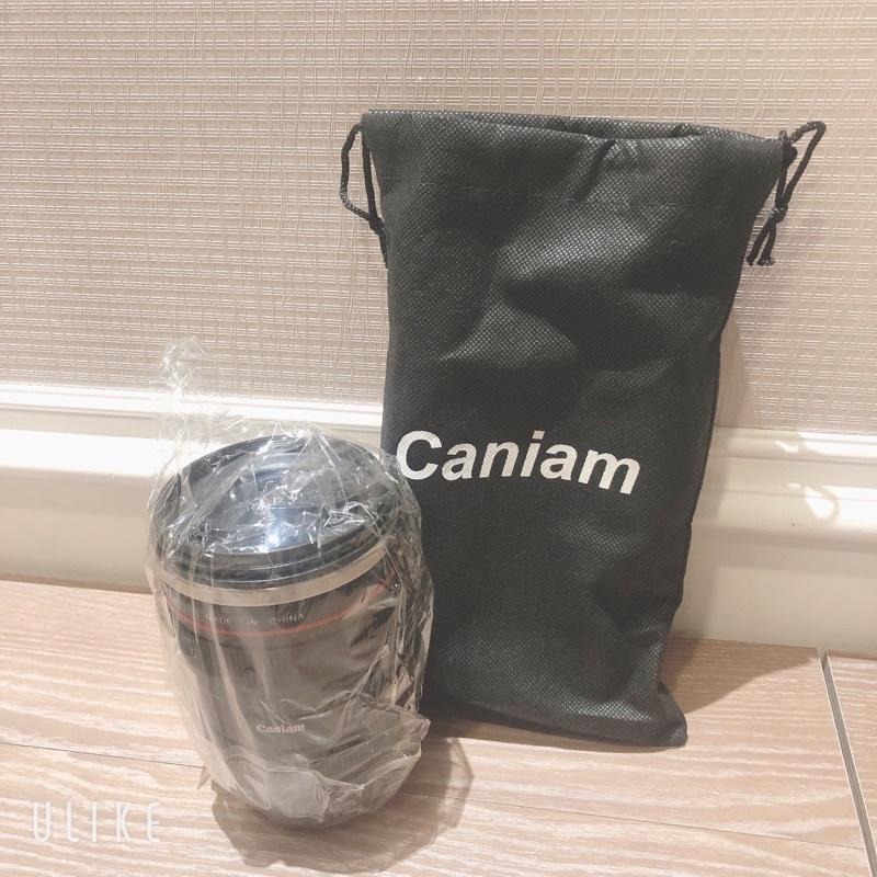 佳能 鏡頭 特色款 全黑造型 保溫杯