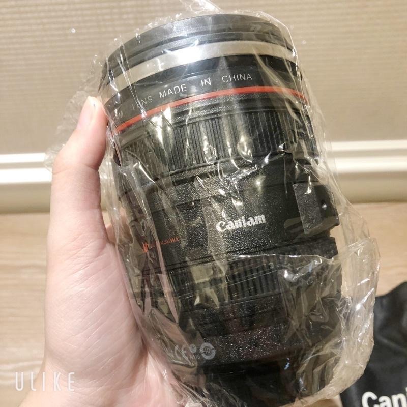 佳能 鏡頭 特色款 全黑造型 保溫杯-細節圖2