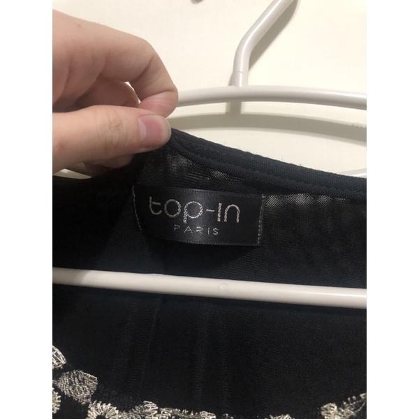 二手衣 刺繡黑款 宴會禮服 專櫃品牌-細節圖4