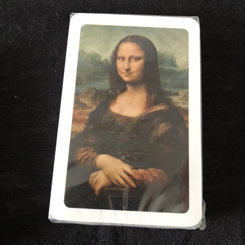 英國購入 全新 無包膜 蒙娜麗莎的微笑 撲克牌♠️ 收藏品 紀念品-細節圖3