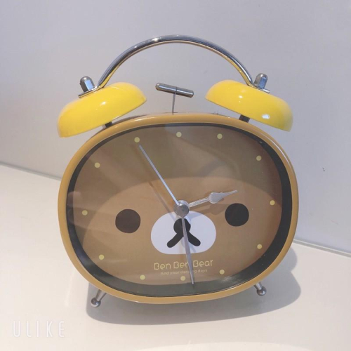 日本正版（Rilakkuma拉拉熊懶懶熊）鬧鐘