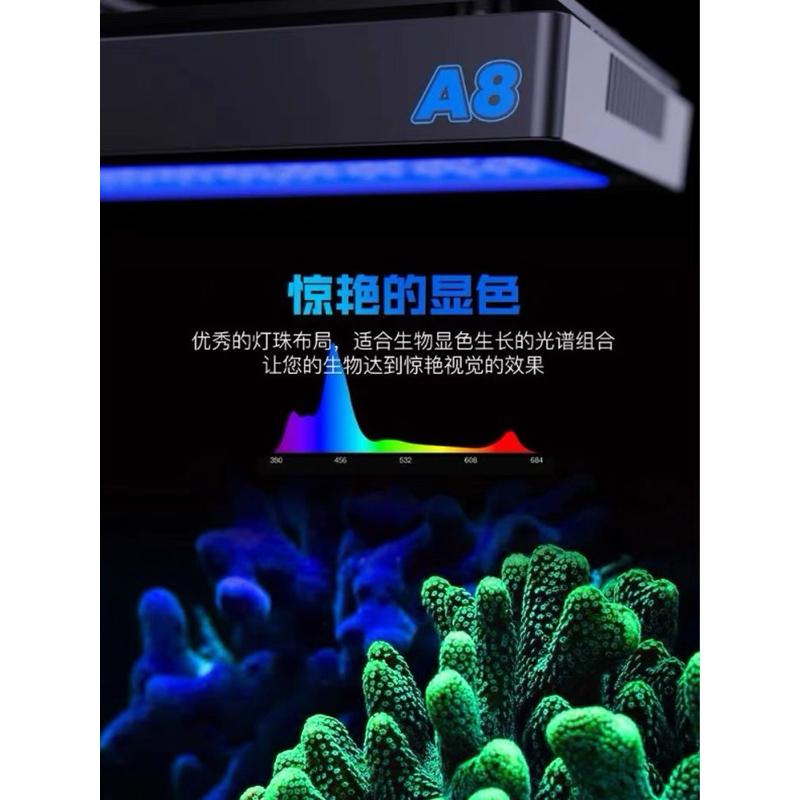 【楊媽海水】{類G5}艾湃A8系列全光譜珊瑚燈led海水藻缸小丑魚海藻WiFi-細節圖3