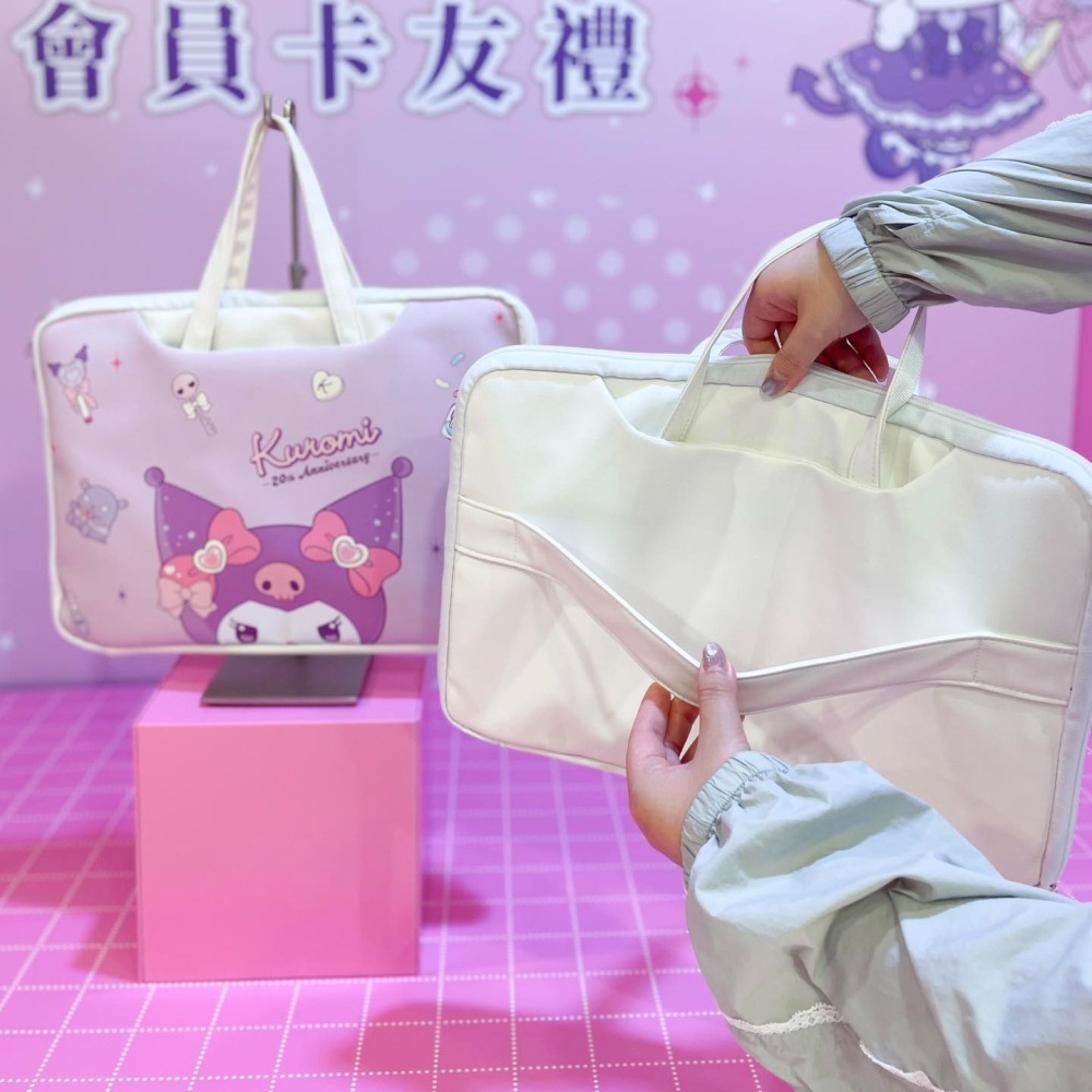 【統一時代百貨X三麗鷗】酷洛米 14吋電腦包/筆電包-細節圖4