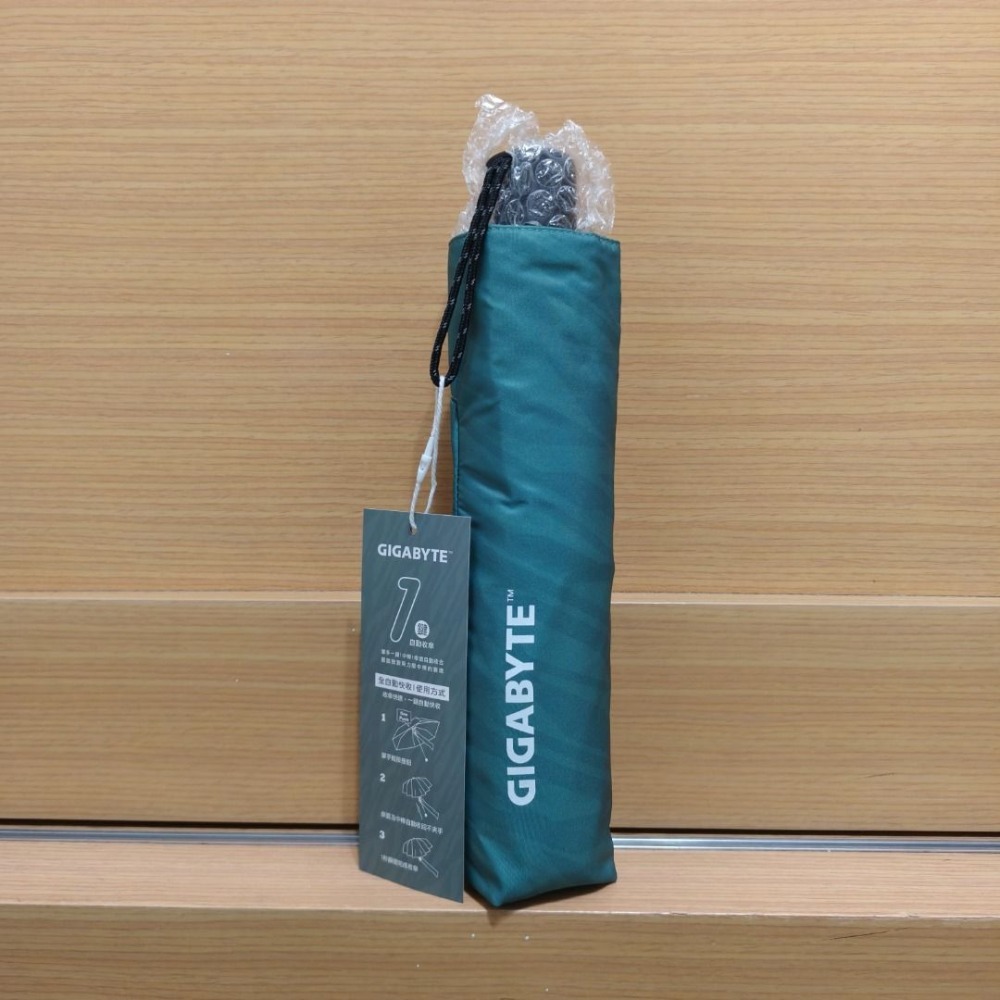 【大振豐洋傘 X GIGABYTE技嘉】手開快收完美瞬收傘(綠)、超完美記憶晴雨傘(藍) (三秒捲收/記憶貼片)-規格圖8