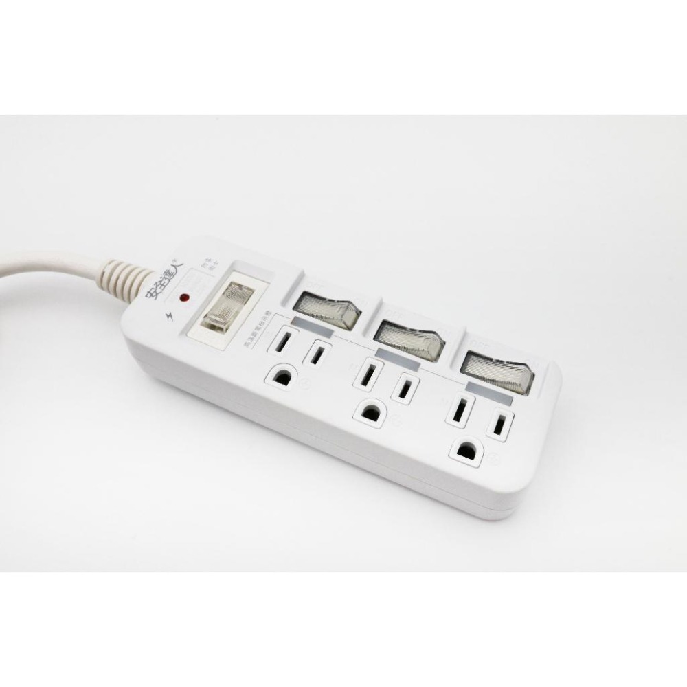 【台南現貨C-59L】兒童安全 寵物安全4開3插3P 3孔延長線 獨立插座 高溫自動斷電延長線 插座 延長線 安全開關-細節圖8