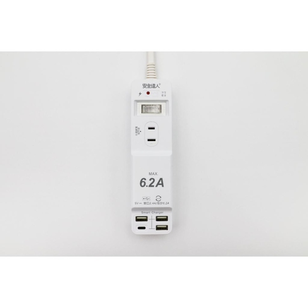 🚚原廠授權經銷商，現貨附發票🏪 C20LU快充版 2P USB延長線 插座 延長線 安全裝置 安全開關 自動斷電 快充-細節圖9