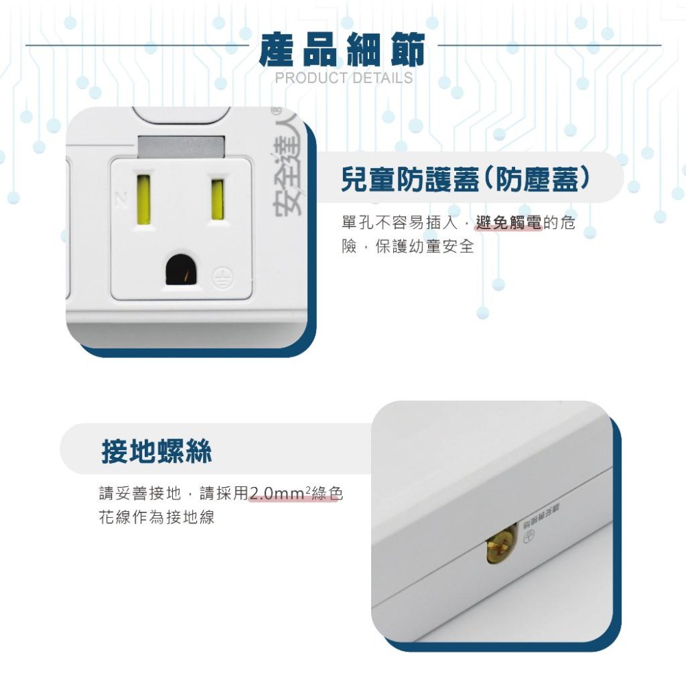 🚚原廠授權經銷商，現貨附發票🏪R70LC兒童安全寵物安全 壁插 分接器 多口壁插 壁插 快充插座 PTP插座 USB-細節圖7