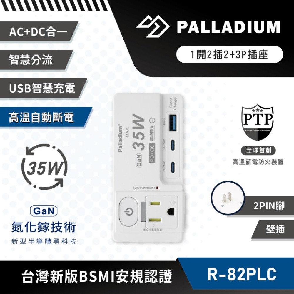 🚚原廠授權經銷商，現貨附發票🏪 R82PLC 35W閃充版 TYPE-C PD插座 延長線 安全裝置 安全開關 快充-細節圖5