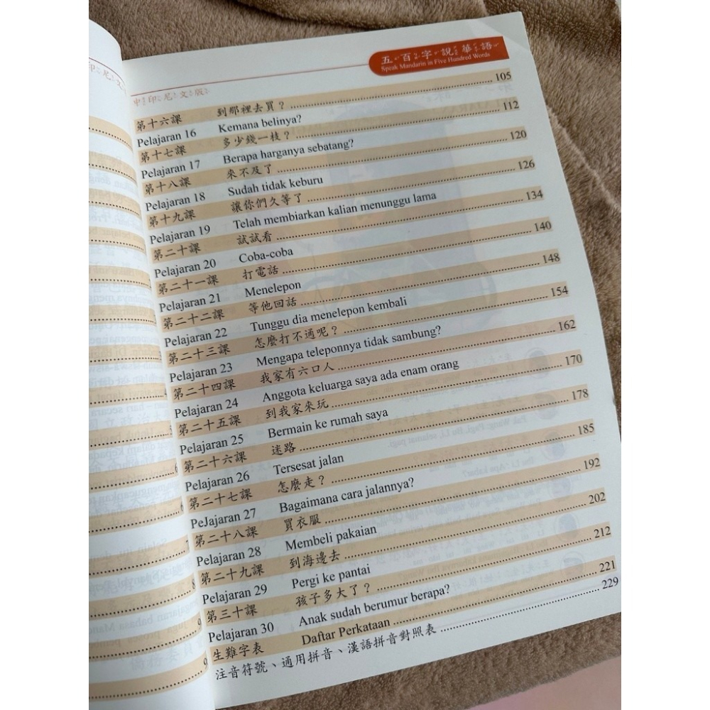 Buku 500 Kata Percakapan Bahasa Mandarin Untuk Pemula-細節圖2