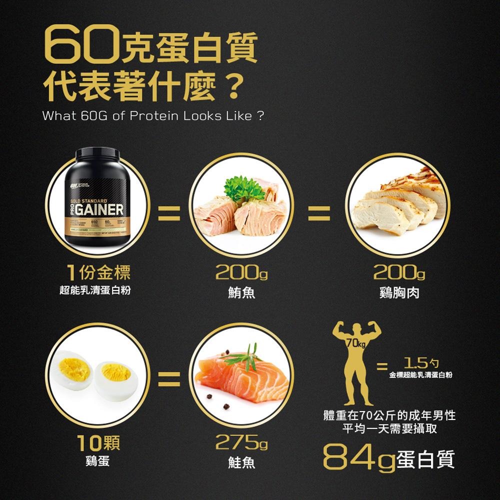 [美國ON官方授權經銷] 金牌高熱量乳清 ProGainer 5磅/10磅-細節圖5