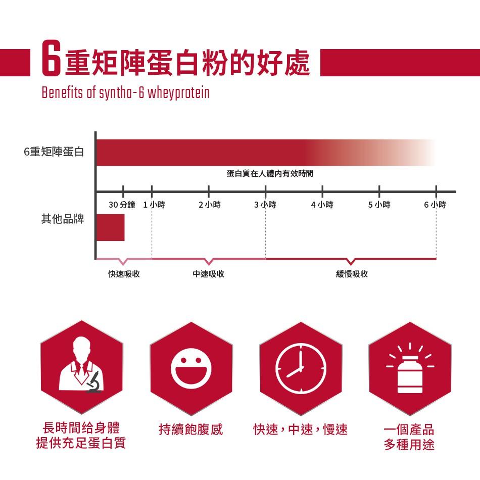 [美國BSN官方授權經銷] Syntha 6 頂級綜合乳清蛋白 5磅 乳清 高蛋白 添加酪蛋白-細節圖4