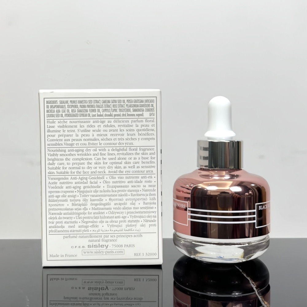 Sisley 希思黎  黑玫瑰珍寵滋養精華油 25ml(輕盈精華油/一瓶修護、滋養、抗老)(國際航空版)-細節圖4