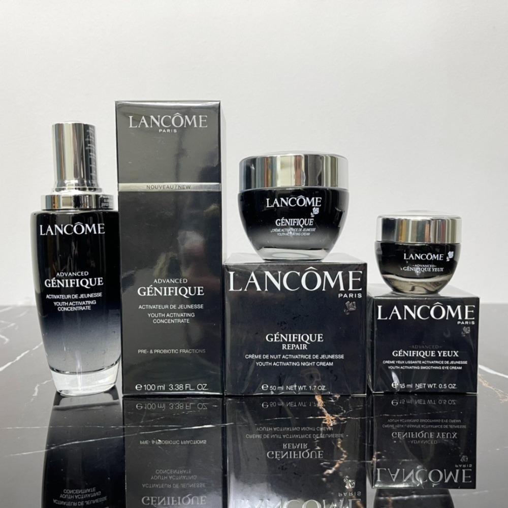 蘭蔻小黑瓶護膚三件組  肌底液100ml，眼霜15ml，面霜50ml-細節圖3