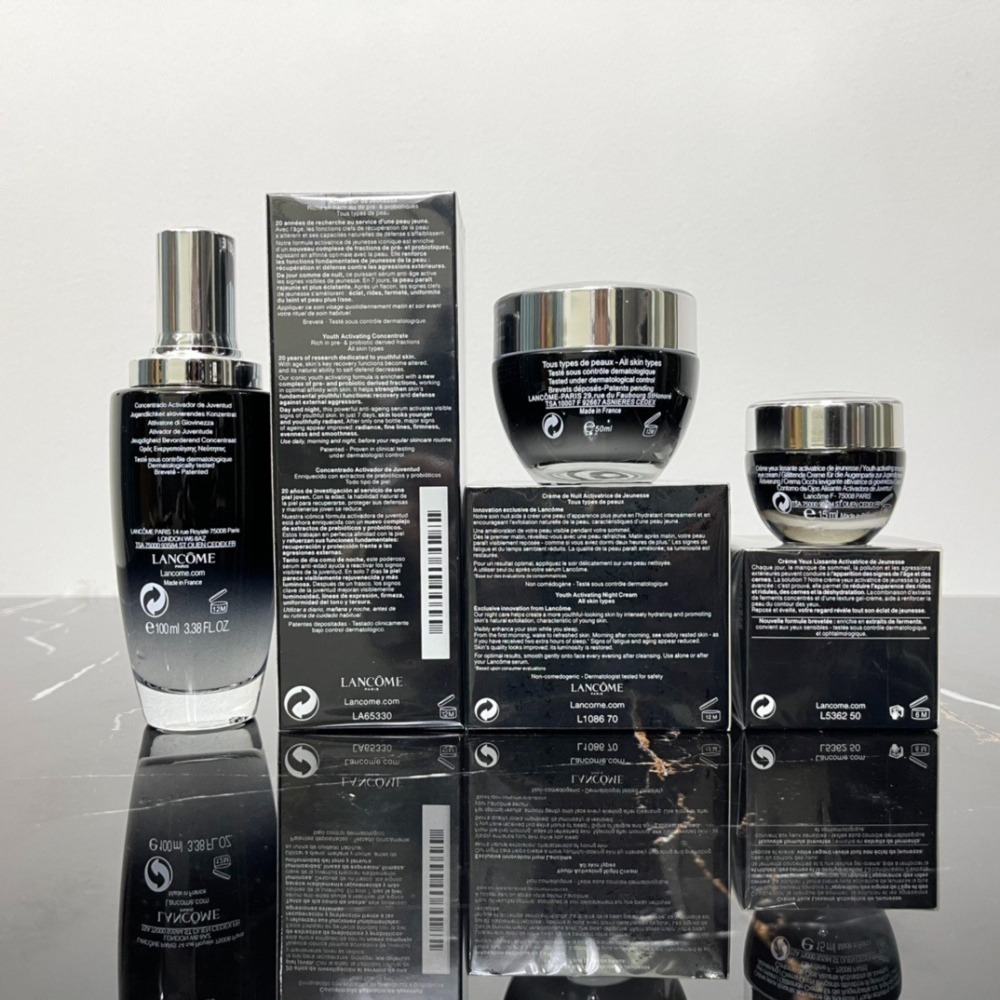 蘭蔻小黑瓶護膚三件組  肌底液100ml，眼霜15ml，面霜50ml-細節圖4
