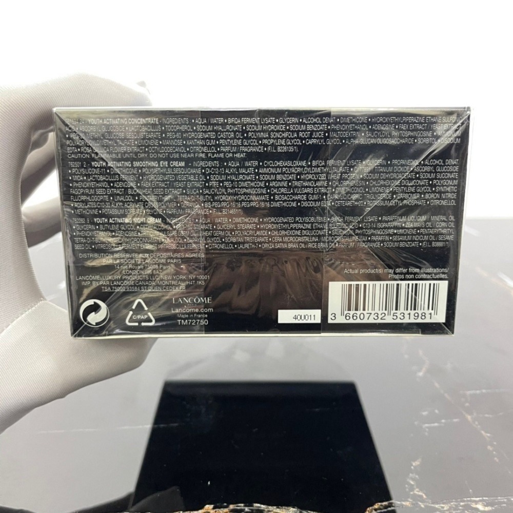 蘭蔻小黑瓶護膚三件組  肌底液100ml，眼霜15ml，面霜50ml-細節圖5