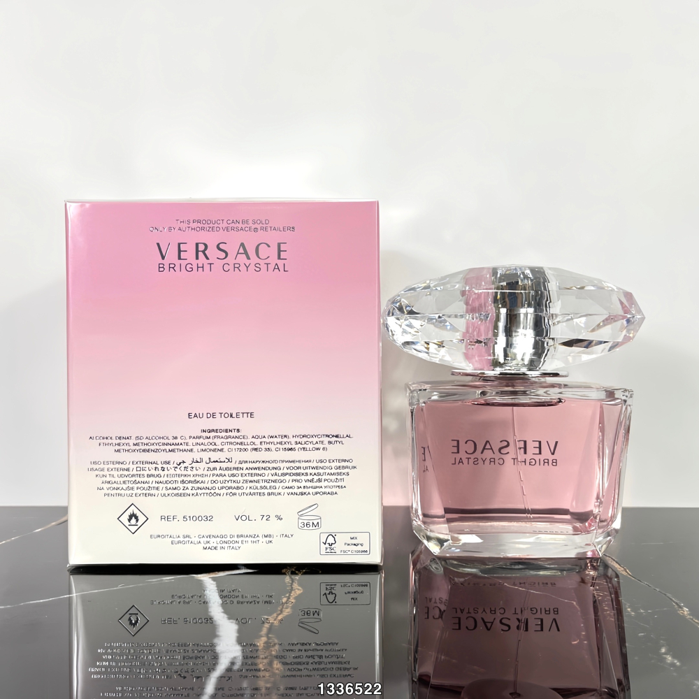 ✨本月特價商品 ✨VERSACE 凡賽斯 Bright Crystal 絕對‧香戀水晶 女性淡香水 90ml  國免稅版-細節圖2