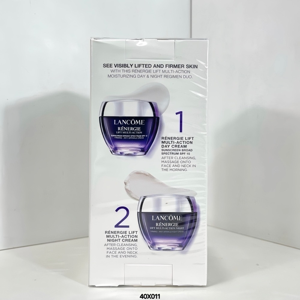 蘭蔻塑顏日晚霜兩件套美版 ！內含：日霜50ml，晚霜50ml-細節圖2