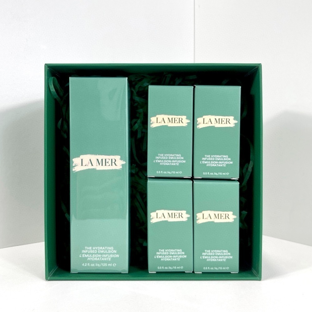 LA MER 海洋拉娜 高滲透自律修護乳125ml  精粹乳 1送4套装-細節圖3