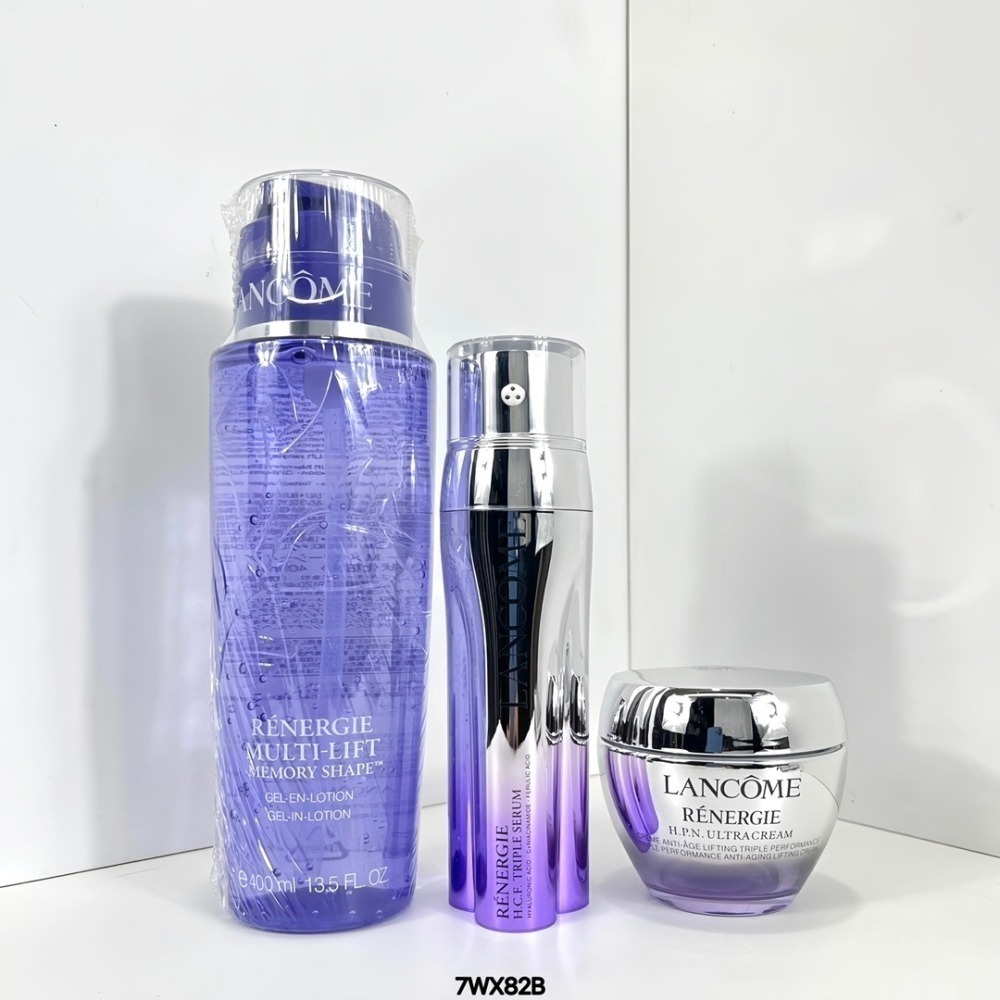 清倉-蘭蔻塑顏三件式紙盒裝-運送盒損 介意勿拍-細節圖2