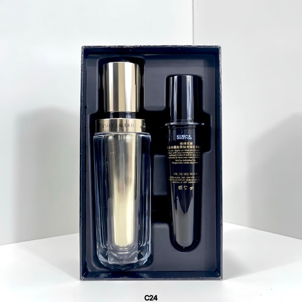 雅詩蘭黛 黑鑽松露賦活微導金萃+填充瓶  30ml+30ml-白金黑松露精華-細節圖4