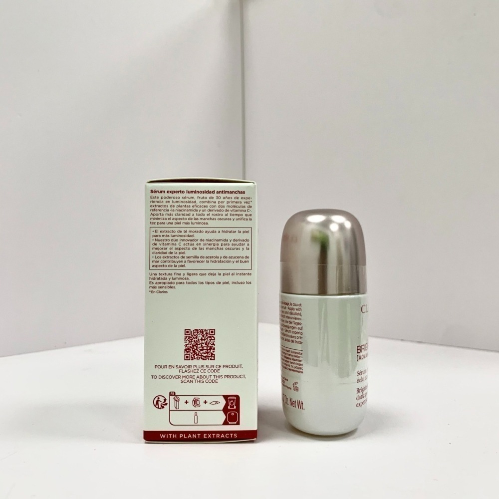 全新CLARINS 克蘭詩 氧氣亮白光感精華50ML~光芒小瓷瓶50ml-細節圖2