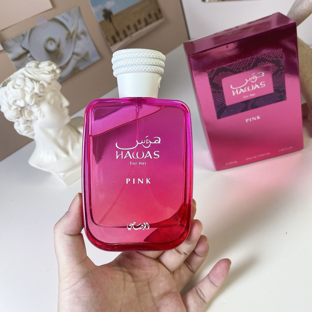 Rasasi Hawas Pink 心動(粉) EDP 100ml-哈瓦斯女士-粉色-細節圖2