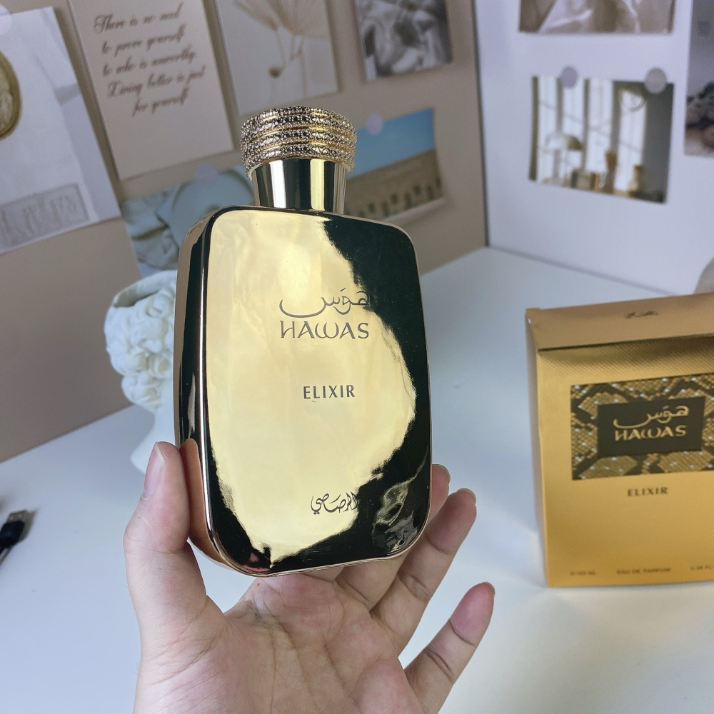 Rasasi Hawas Elixir 100ml 完美平替 JPG Le Male Elixir 裸男 精粹-不老药金-細節圖2