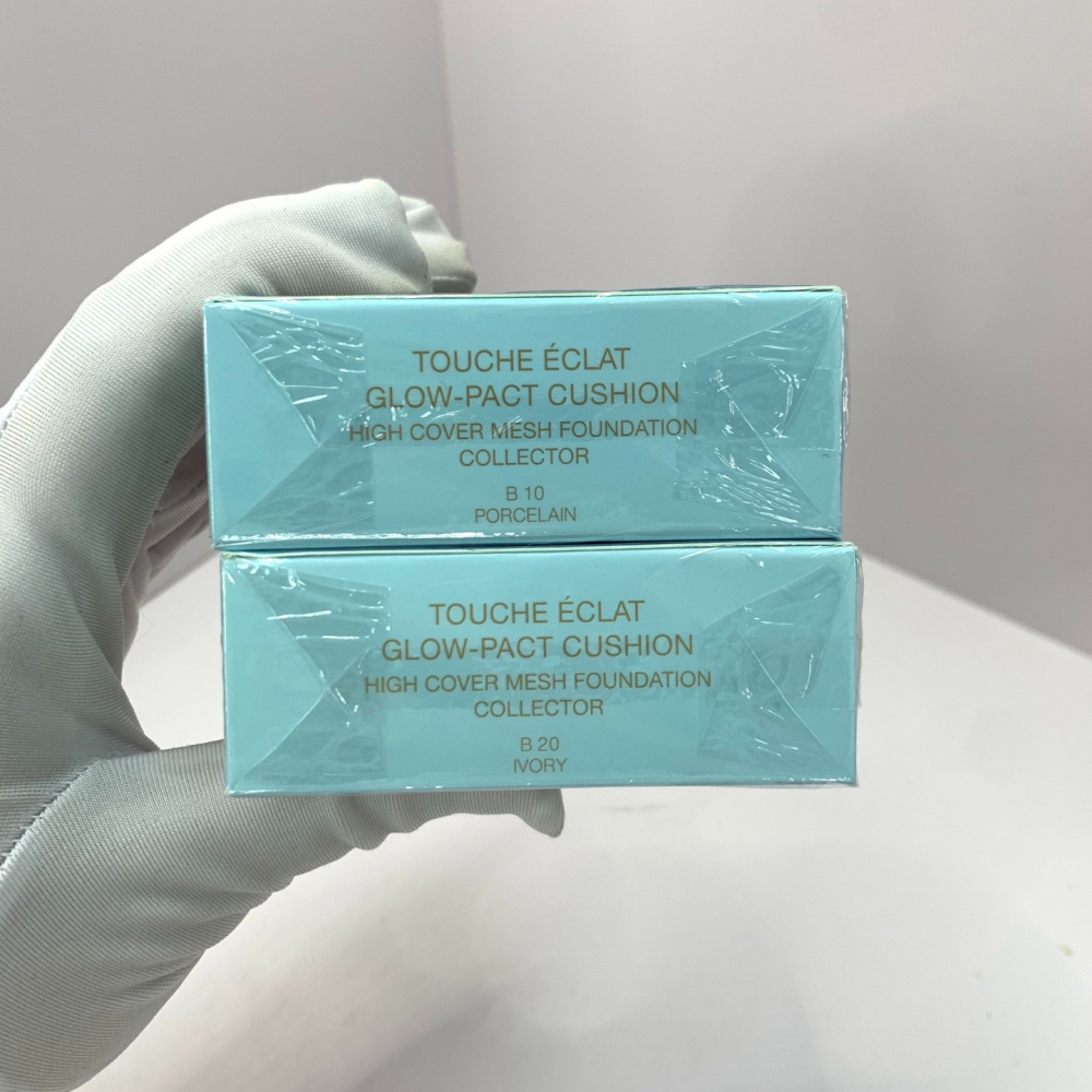 YSL 聖羅蘭 超模光感精華水氣墊 12g 光澤持妝-馬卡龍漸變氣墊-細節圖4