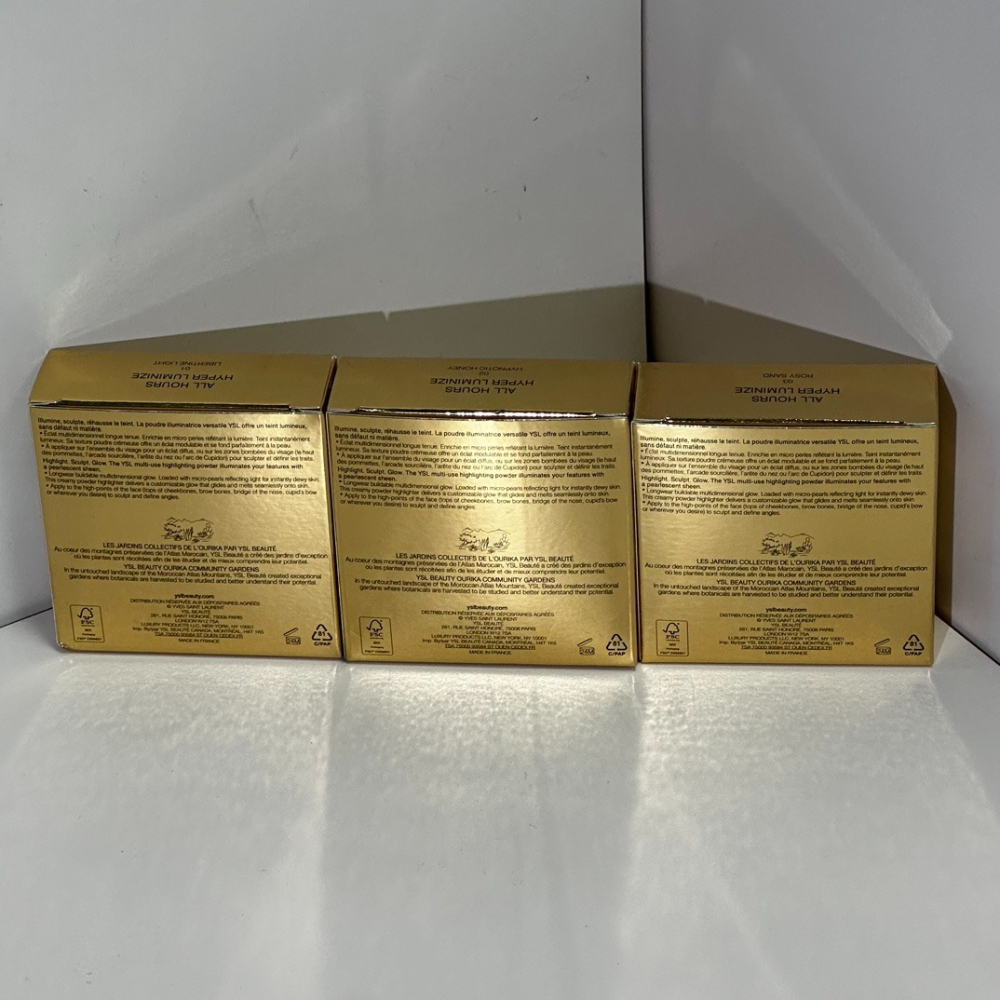 YSL 聖羅蘭 2025新品 白色皮革高光5g  打亮-皮革高光粉餅-細節圖5