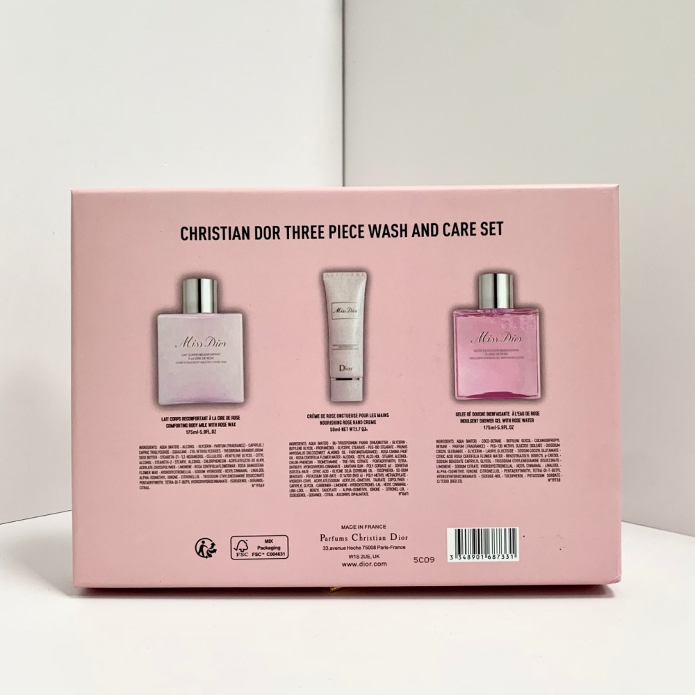 新款迪奧小姐玫瑰香氛三件組🔜實拍-送禮.生日.情人-細節圖4