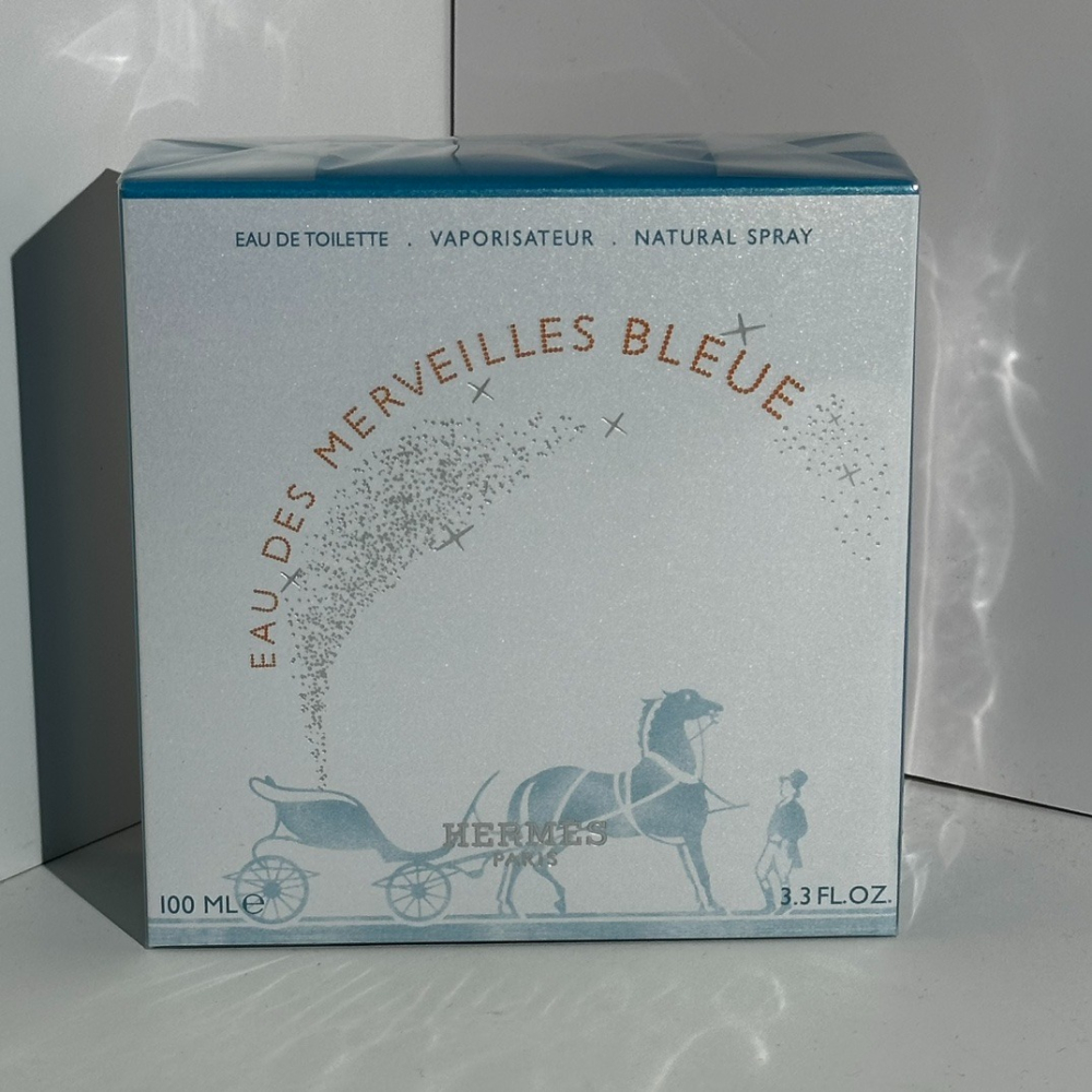 HERMES 愛馬仕 藍色橘彩星光 女性淡香水 100ml-蓝彩星光香水-細節圖2