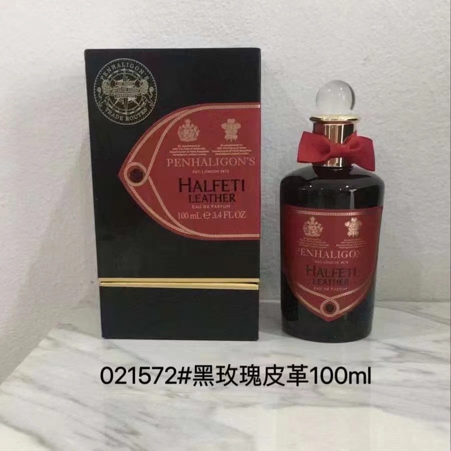英國限定 潘海利根 Penhaligons 限量絕版 Halfeti Leather黑玫瑰皮革淡香精-黑玫瑰皮革100m-細節圖3