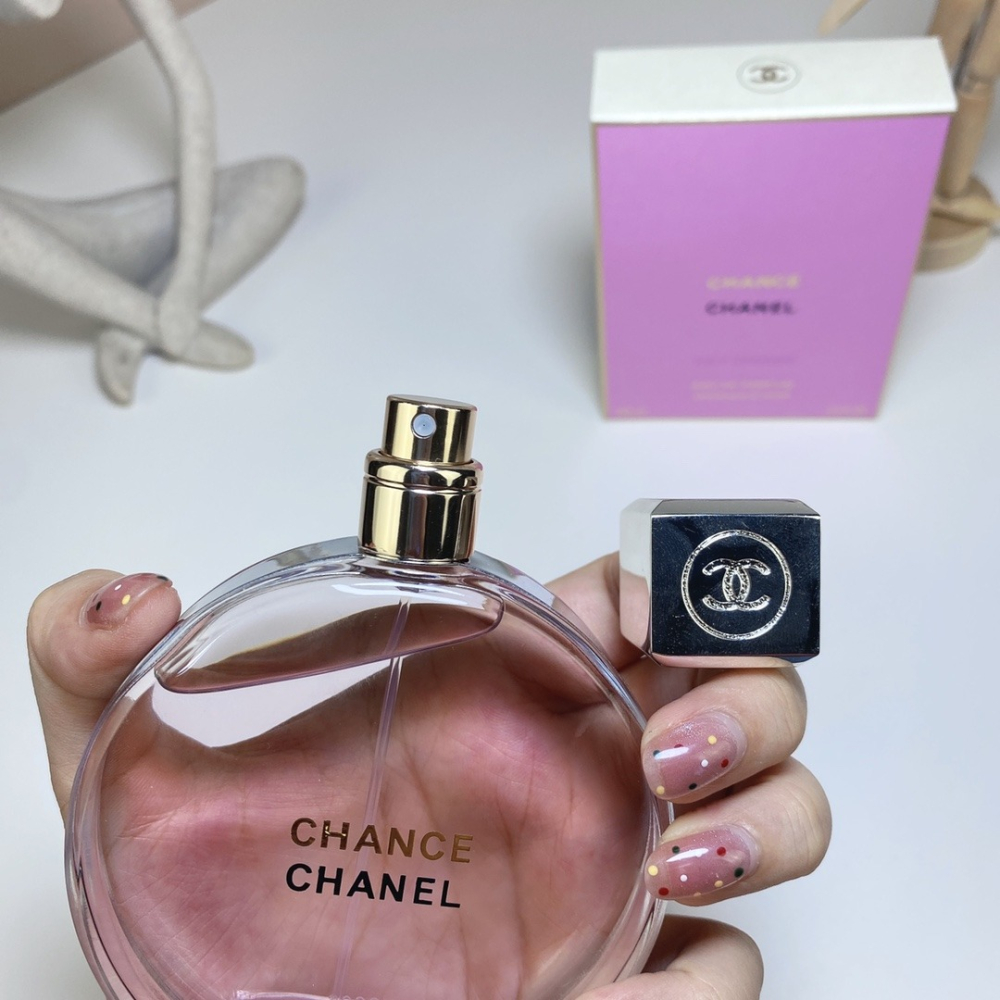 CHANEL 香奈兒 CHANCE 粉邂逅 粉紅甜蜜 女性淡香水 100ml 甜美花果香-粉邂逅濃香水-細節圖2