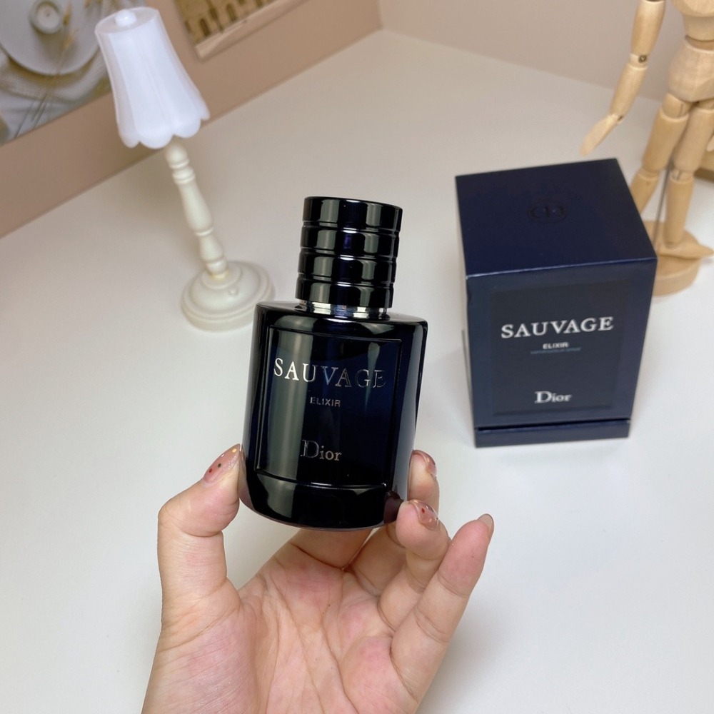 Dior Sauvage Elixir 迪奧曠野之心香水木盒典藏香精男士60ml--細節圖2