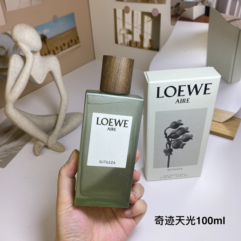 LOEWE 羅威 馬德里 奇蹟天光 AIRE SUTILEZA 女性淡香水 100ML-奇迹天光-細節圖2