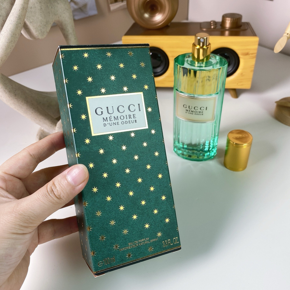 Gucci Memoire 記憶之水 淡香精 中性香水 100ml -綠色氣味記性-細節圖4
