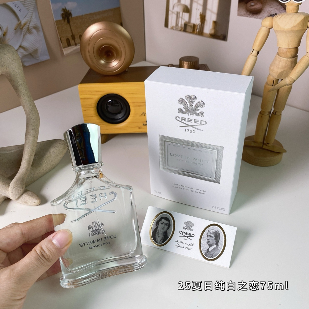 克雷德2025夏日版純白之戀75ml Creed Love in Whit-純白之戀-細節圖3