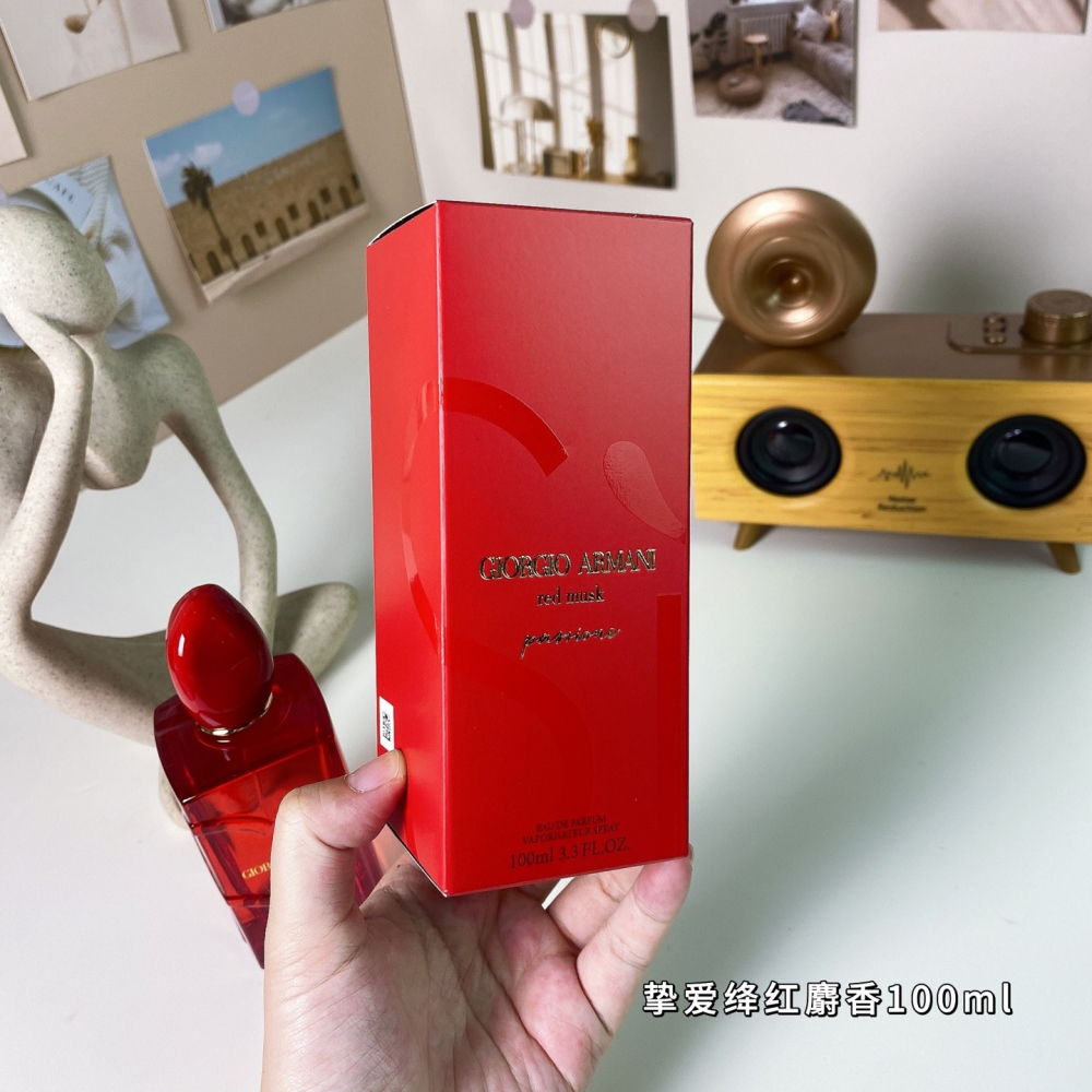 阿瑪尼迷情摯愛絳紅麝香100ml-細節圖4