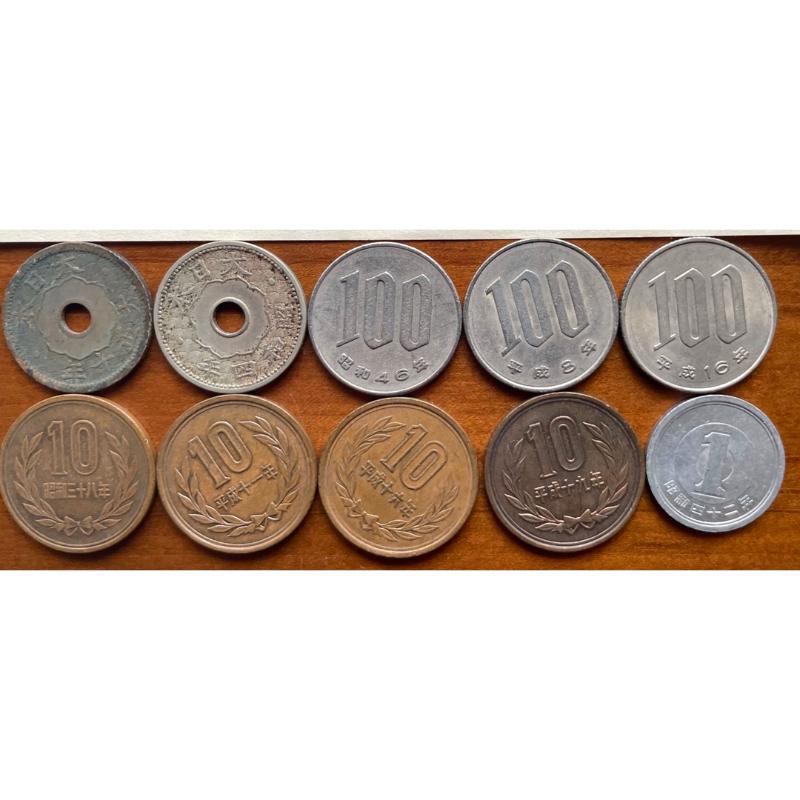 二手昭和4年桐葉十錢 日本硬幣-細節圖6